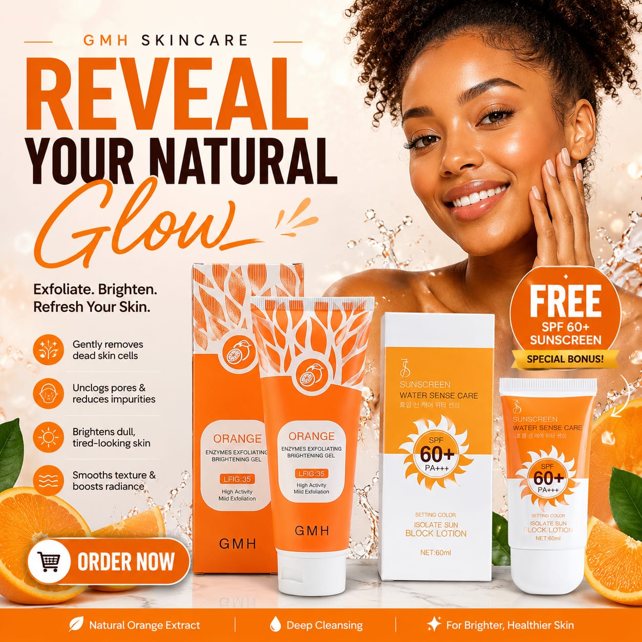 Key ingredients: oranges, vitamin C, citrus oils